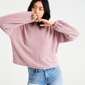 American Eagle Balloon Sleeve Sweater size